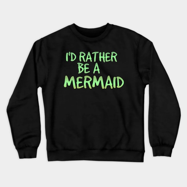 Mermaid t-shirt designs Crewneck Sweatshirt by Coreoceanart